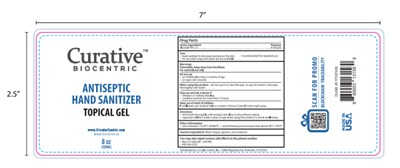 Curative Biocentric Antispetic Hand Sanitizer 8oz (Curative Biocentric Antiseptic Hand Sanitizer 8 Oz)